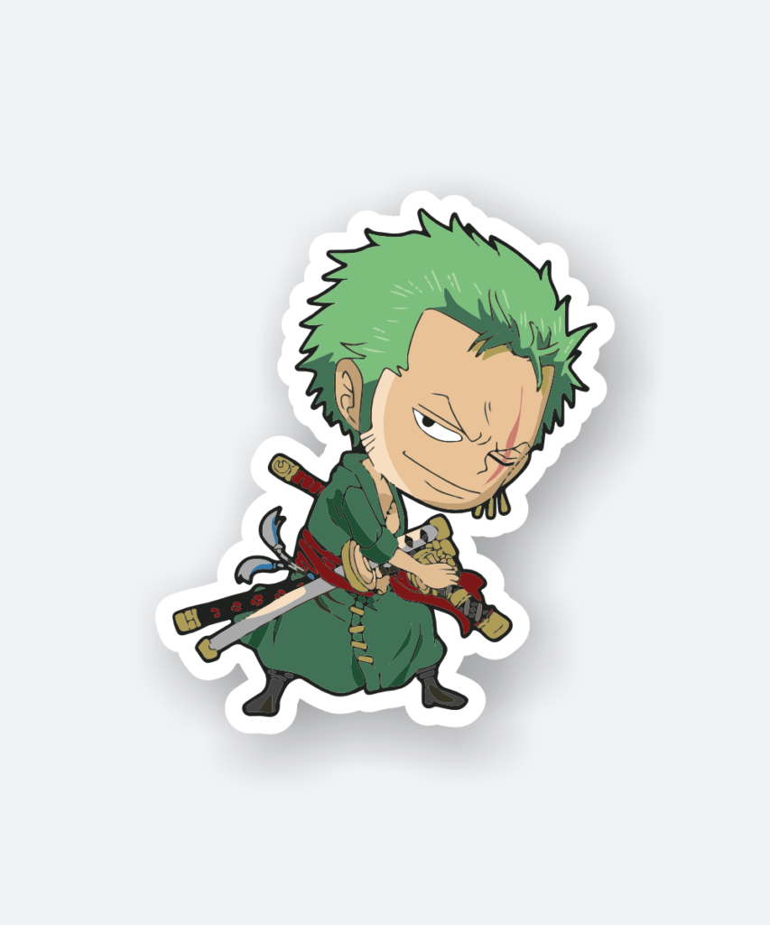 Roronoa Zoro Sticker Devisestore