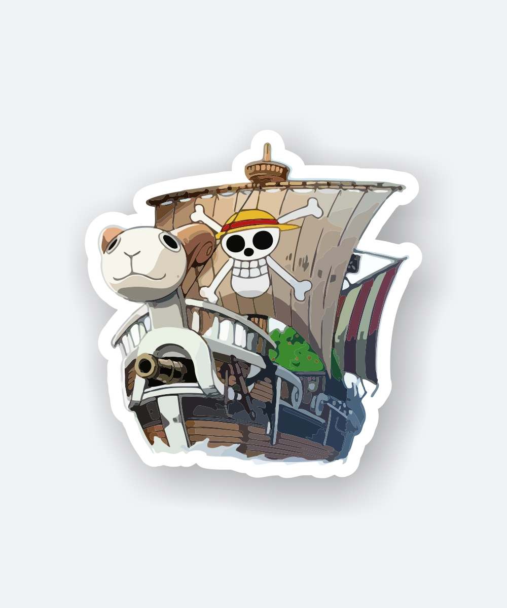 SRBB0716 Going Merry One piece anime sticker