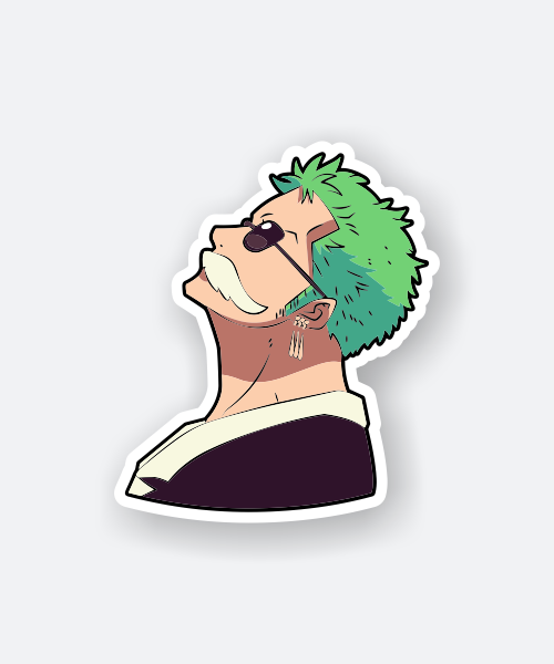 Roronoa Zoro With Mustache - Devisestore