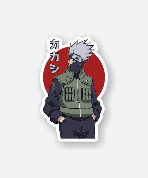 Naruto Kakashi Hatake Anime Sticker - Naruto Stickers Download