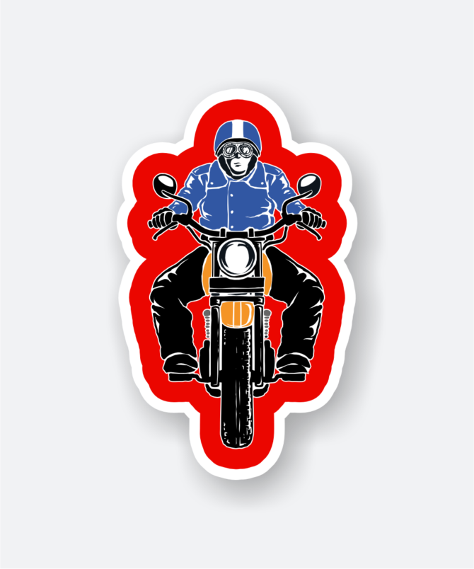 Rider Sticker