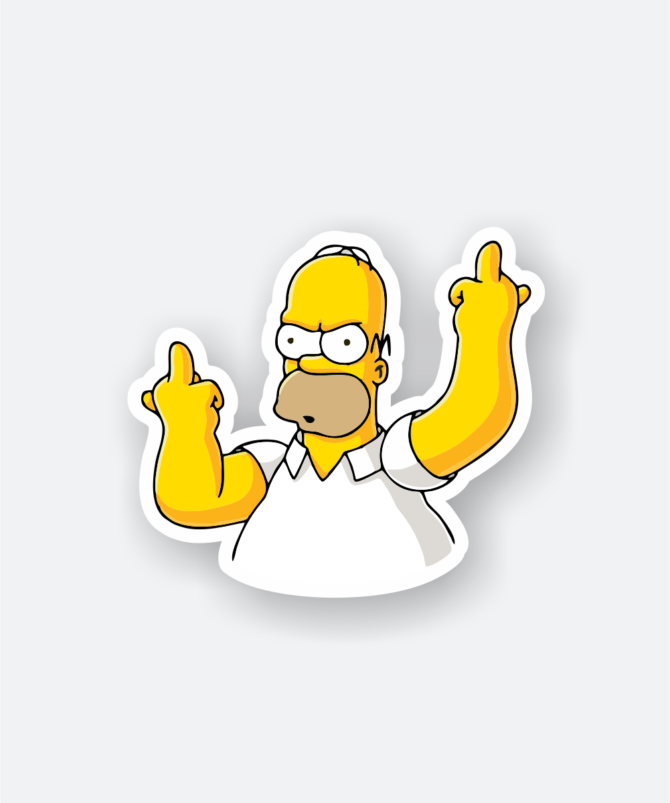 Homer Simpson Sticker