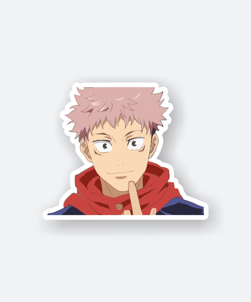 Yuji Itadori Sticker jujutsu kaisen - devisestore