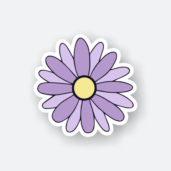 aesthetic flower sticker