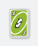 Epic Uno Reverse Sticker