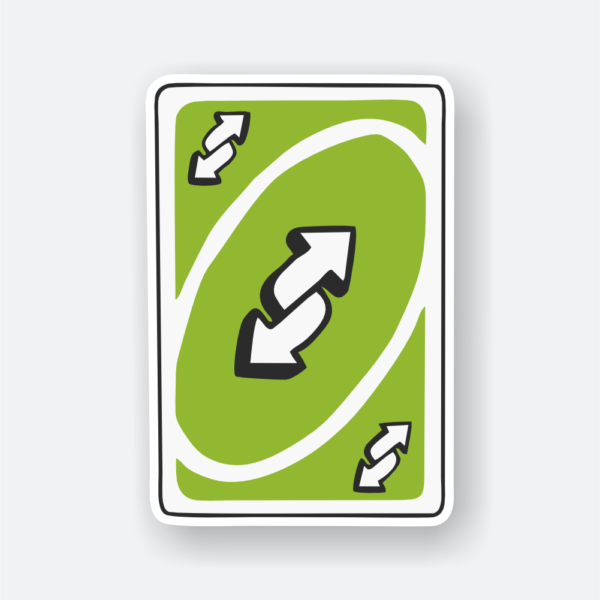 Epic Uno Reverse Sticker