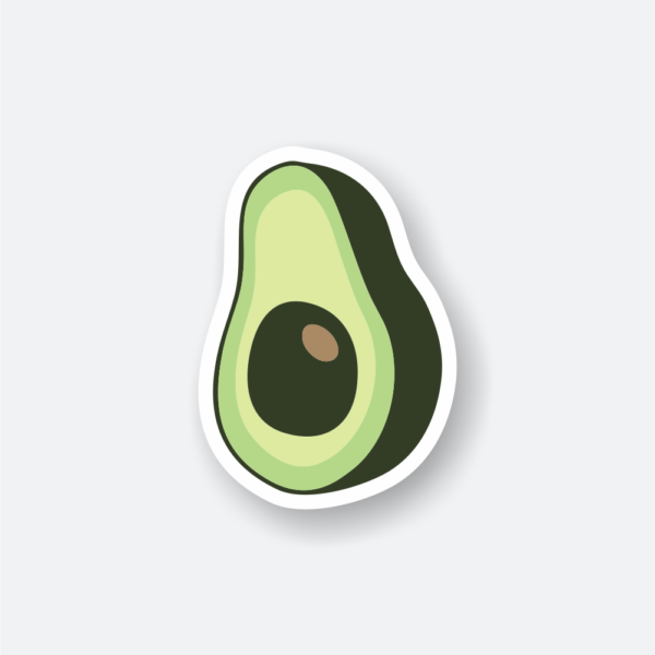 Cute Avocado Sticker