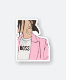 lady boss sticker