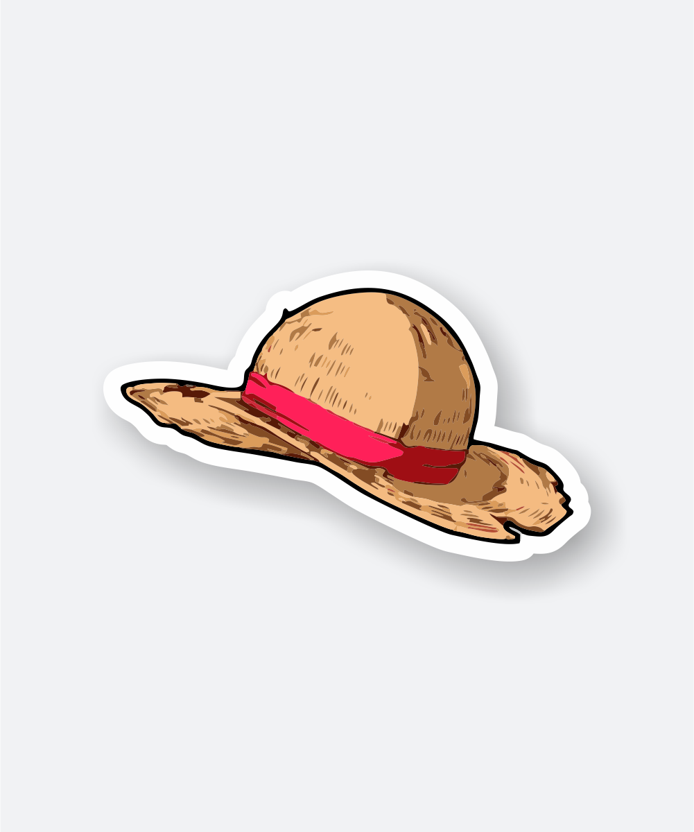 luffy straw hat sticker