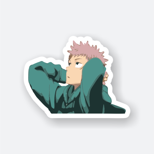yuji itadori anime sticker