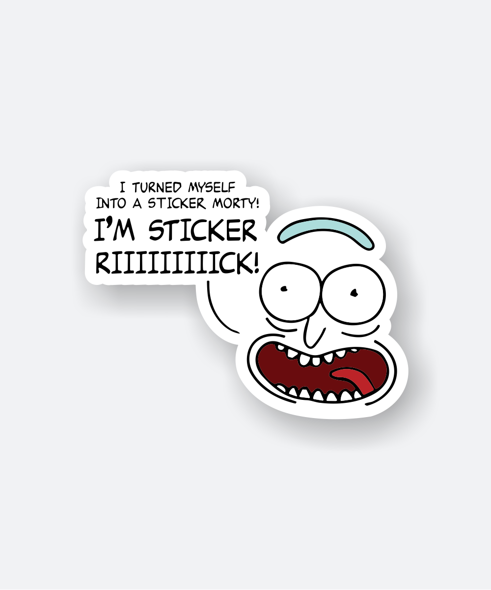 sticker rick sticker