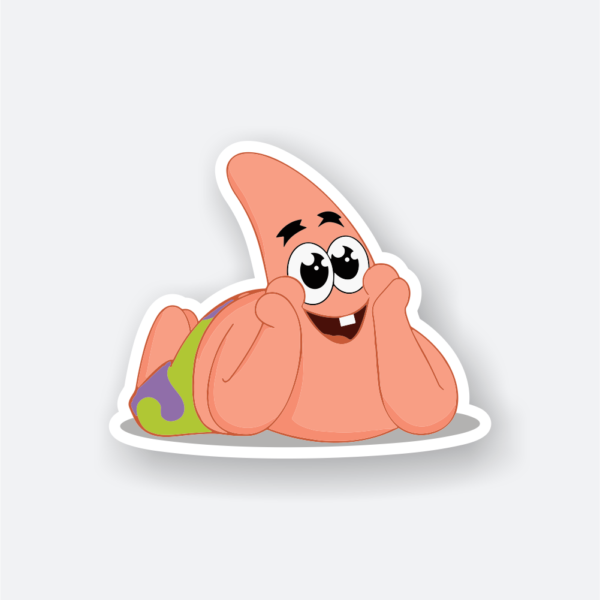 patrick puppy eyes sticker