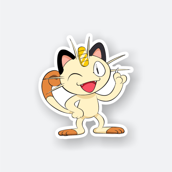 meowth pokemon sticker