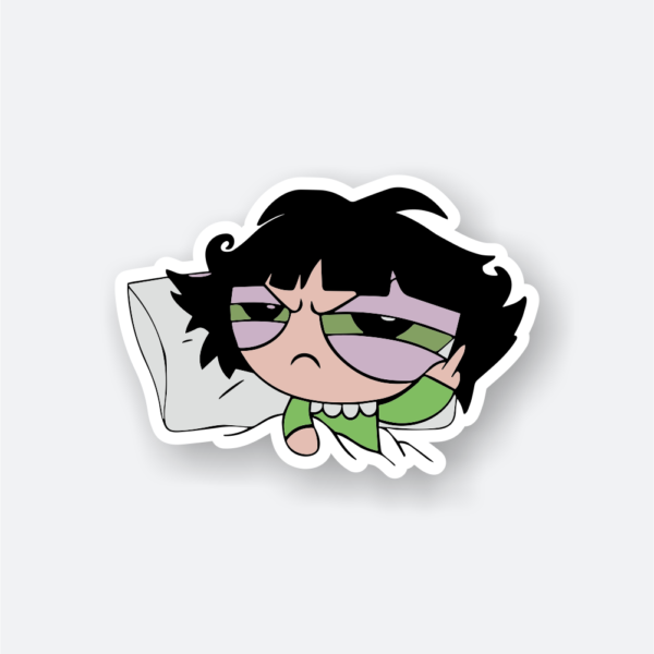 sleepy buttercup sticker