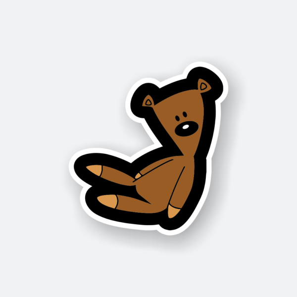 cute teddy sticker