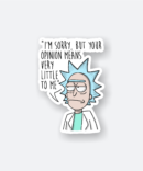 rick opinion sticker