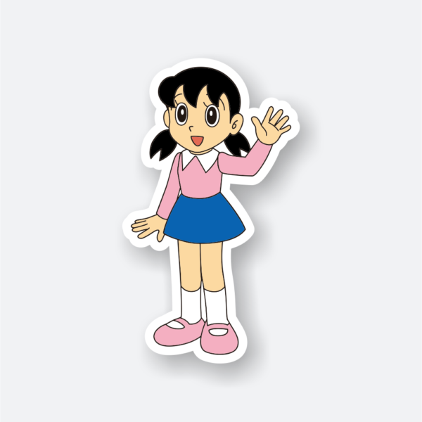 shizuka cartoon sticker