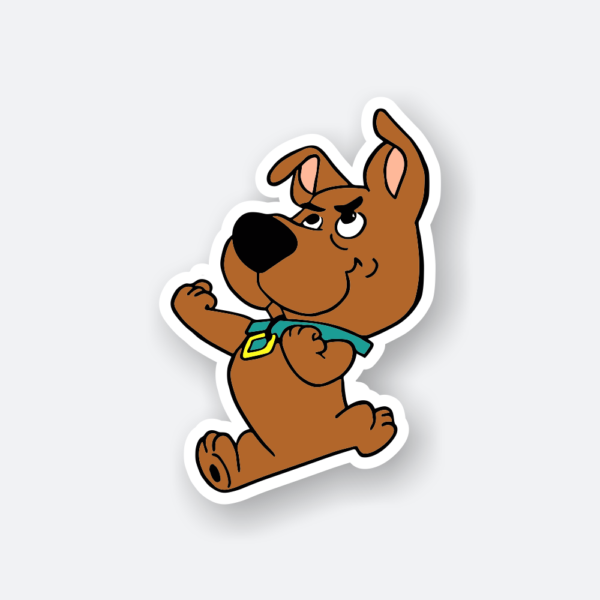 scooby doo cartoon sticker