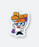 dexter cartoon sticker