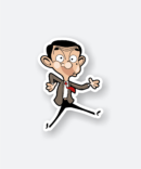 mr bean cartoon sticker