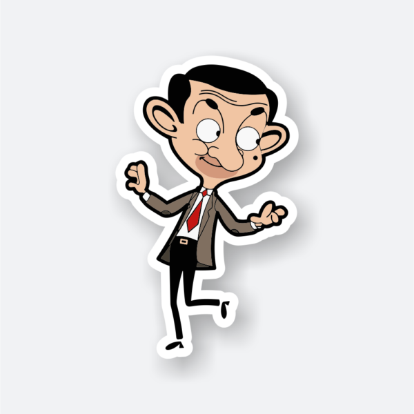 mr bean dancing sticker