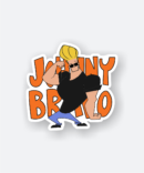 johnny bravo cartoon sticker
