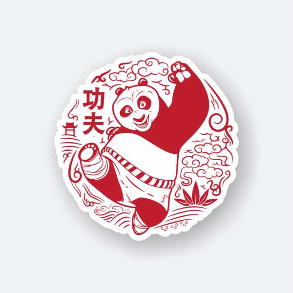kung fu panda sticker