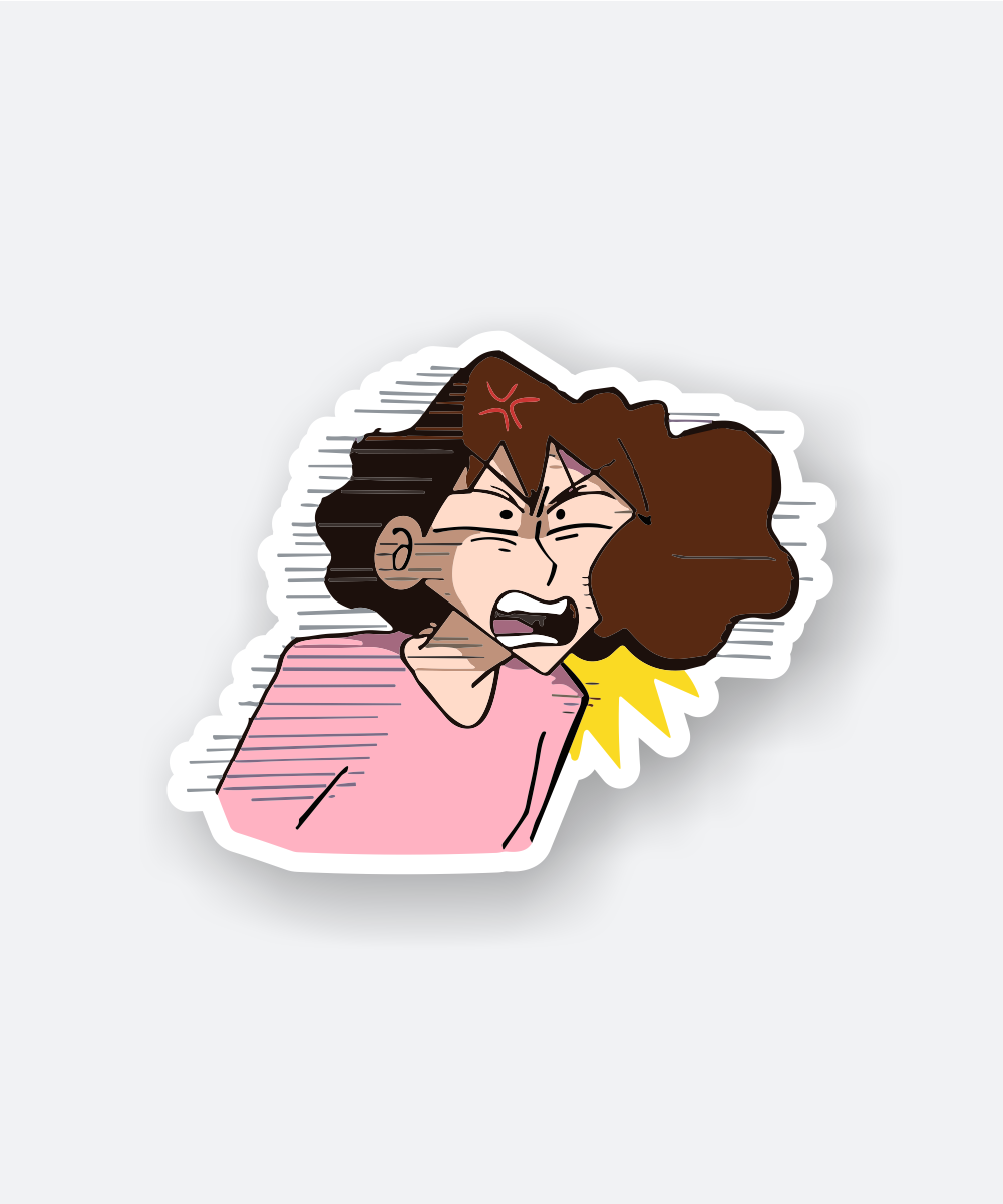 shinchan mom sticker