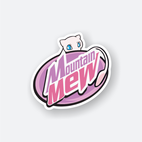 mountain mew sticker