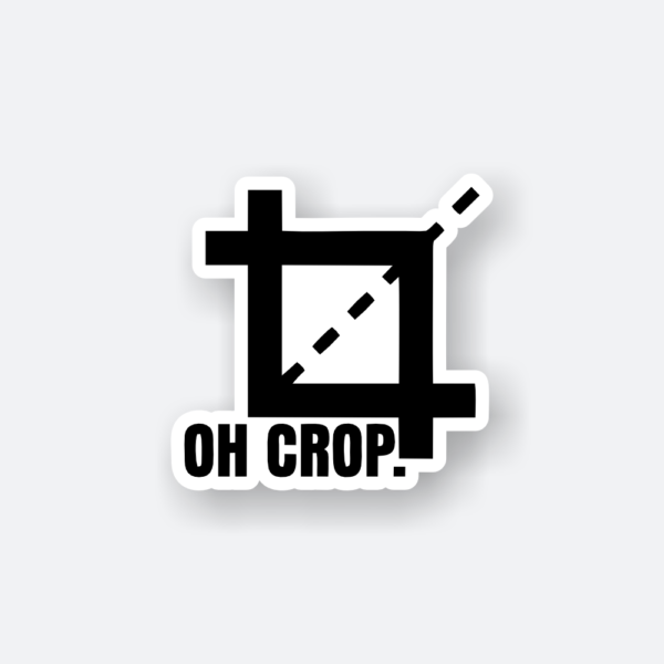 oh crop sticker
