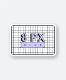 8 PX Club sticker