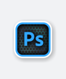photoshop logo sticker