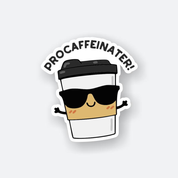 procaffeinater coffee sticker