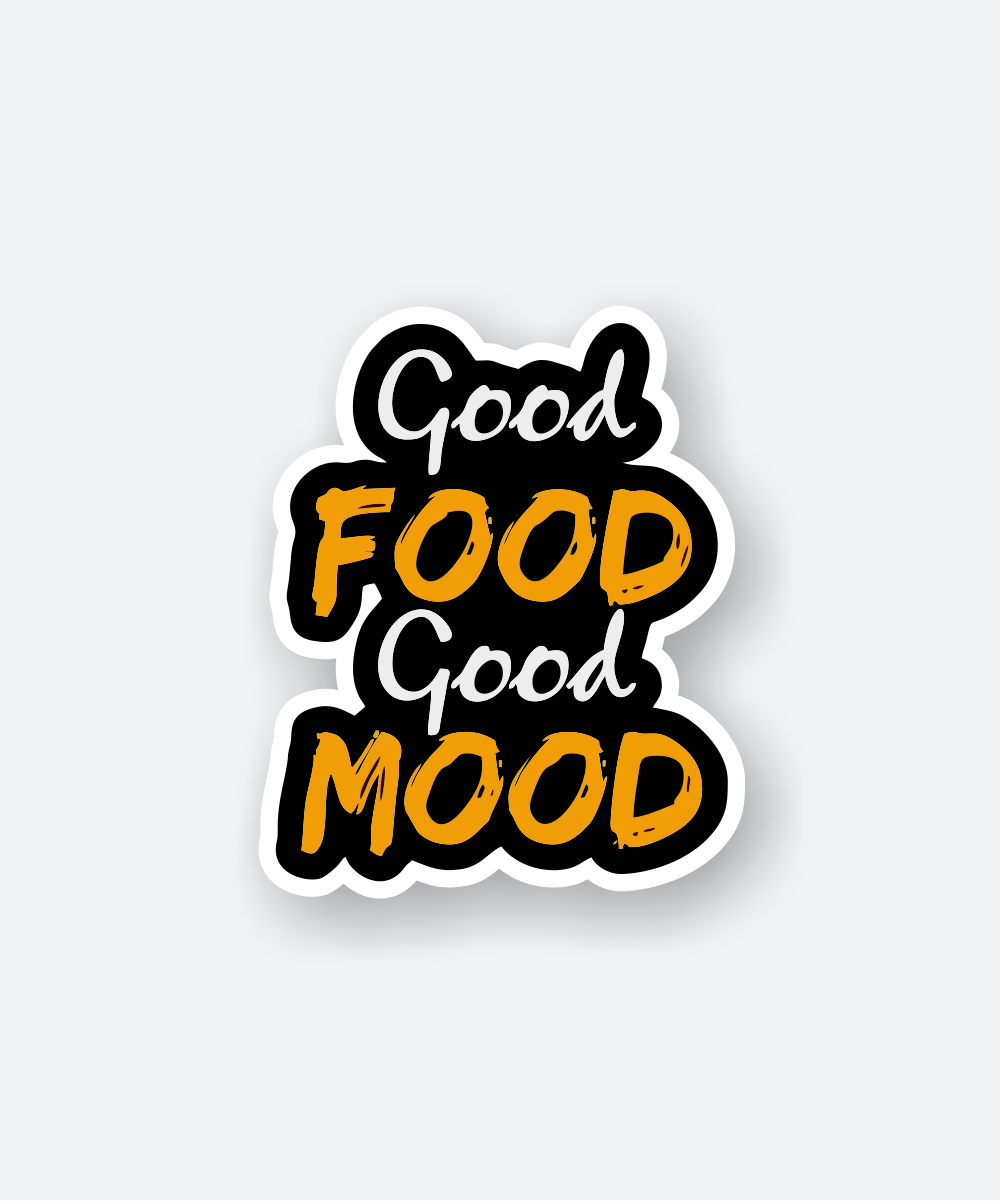 good food good mood sticker