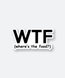 where's the food sticker