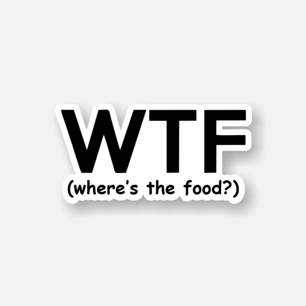 where's the food sticker