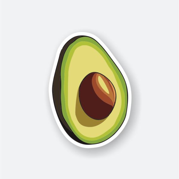 avocado sticker
