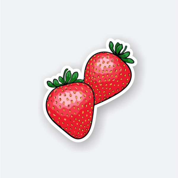 strawberries sticker