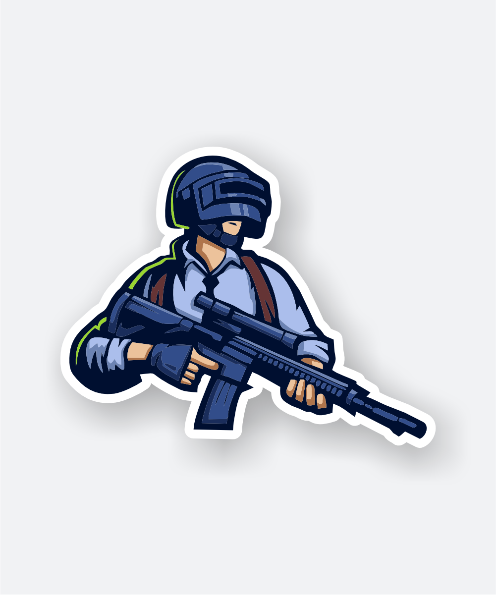 Pubg IGL Sticker for Gamers 1 pubg igl sticker
