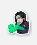 grumpy viper valorant sticker