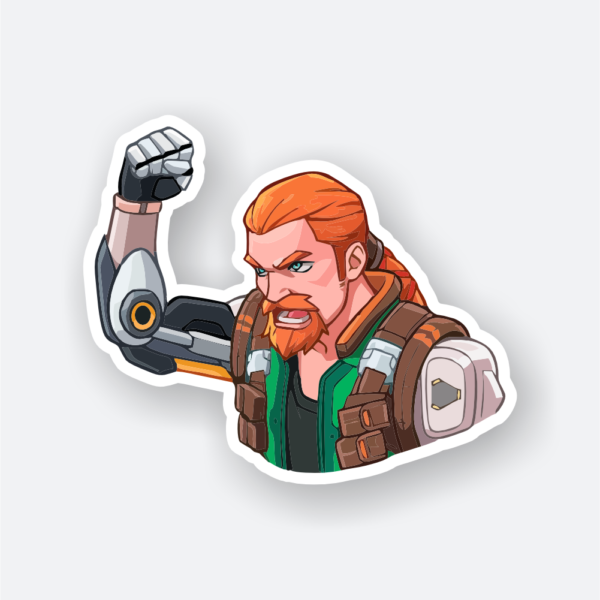 angry breach valorant sticker