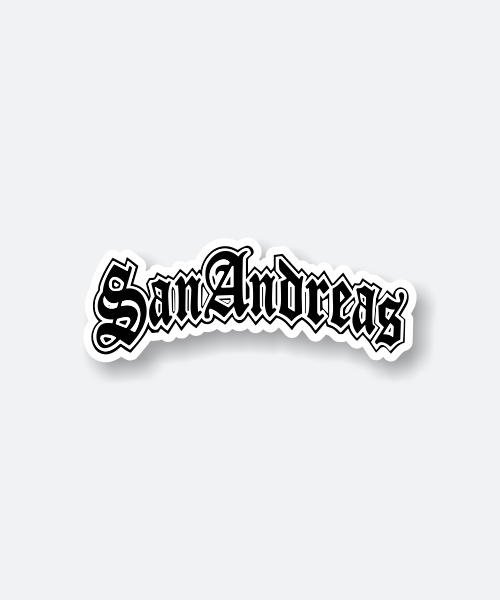san andreas sticker
