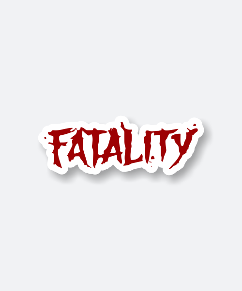 fatality mortal kombat sticker
