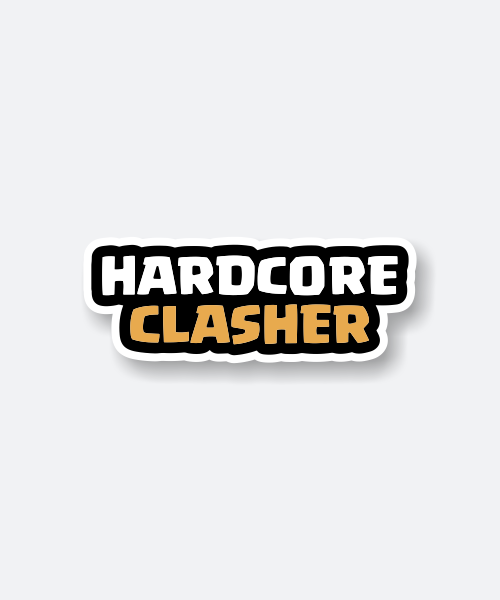 hardcore clasher sticker