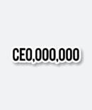 CEO sticker motivational vinyl sticker