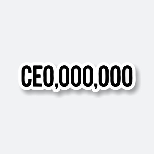CEO sticker motivational vinyl sticker