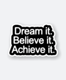 achieve it sticker