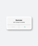 don't change sticker