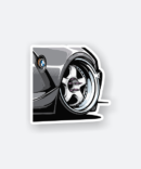 bmw car wheel sticker