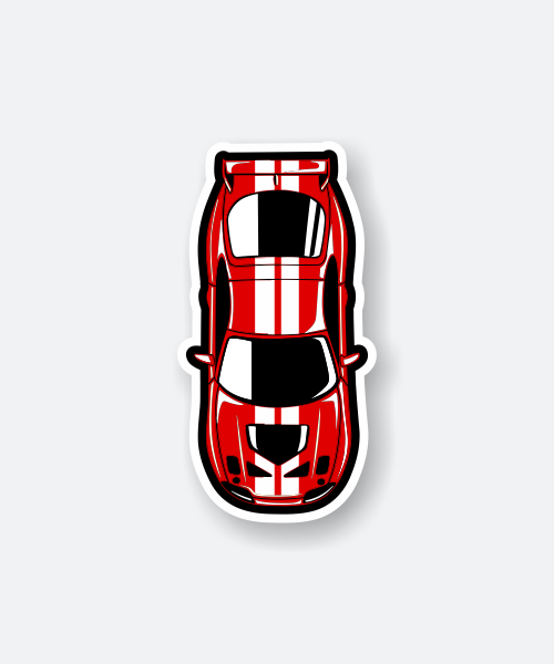 ford gt40 sticker